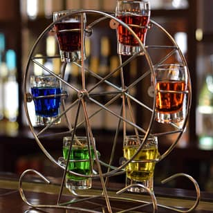 Rainbow Wheel of drinks