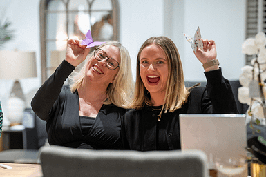 CEO Sarah Bianchi and Lucy Mather